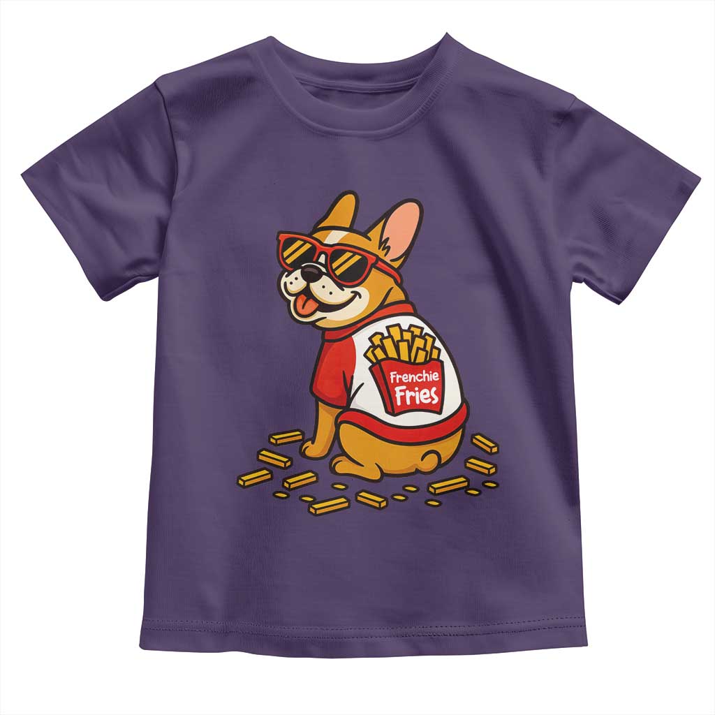 Frenchie Fries Toddler T Shirt Funny French Bulldog Lover Gift - Wonder Print Shop