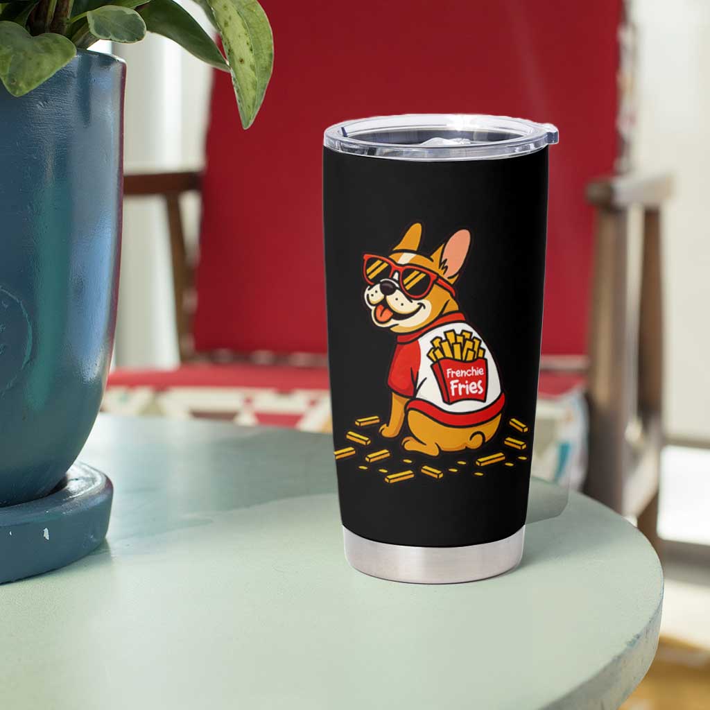Frenchie Fries Tumbler Cup Funny French Bulldog Lover Gift