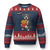 Funny Bonjour French Fries Ugly Christmas Sweater Pitbull Dog Gift - Wonder Print Shop