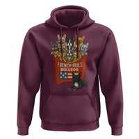 Funny French Fries Bulldog Hoodie Dog Lover Gift - Wonder Print Shop