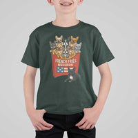 Funny French Fries Bulldog T Shirt For Kid Dog Lover Gift - Wonder Print Shop