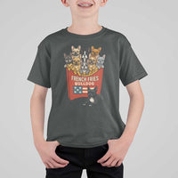 Funny French Fries Bulldog T Shirt For Kid Dog Lover Gift - Wonder Print Shop