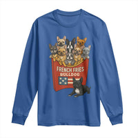 Funny French Fries Bulldog Long Sleeve Shirt Dog Lover Gift - Wonder Print Shop