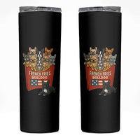 Funny French Fries Bulldog Skinny Tumbler Dog Lover Gift