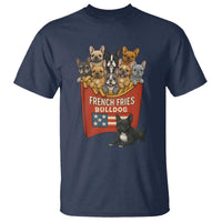Funny French Fries Bulldog T Shirt Dog Lover Gift - Wonder Print Shop