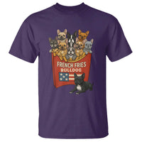 Funny French Fries Bulldog T Shirt Dog Lover Gift - Wonder Print Shop