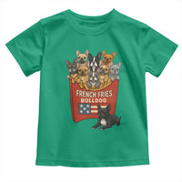 Funny French Fries Bulldog Toddler T Shirt Dog Lover Gift - Wonder Print Shop