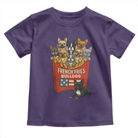 Funny French Fries Bulldog Toddler T Shirt Dog Lover Gift - Wonder Print Shop