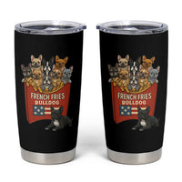Funny French Fries Bulldog Tumbler Cup Dog Lover Gift