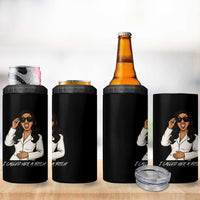 Funny Attitude Sarcasm 4 in 1 Can Cooler Tumbler I Called Her A Bitch