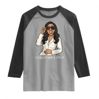 Funny Attitude Sarcasm Raglan Shirt I Called Her A Bitch - Wonder Print Shop