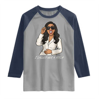 Funny Attitude Sarcasm Raglan Shirt I Called Her A Bitch - Wonder Print Shop