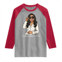 Funny Attitude Sarcasm Raglan Shirt I Called Her A Bitch - Wonder Print Shop