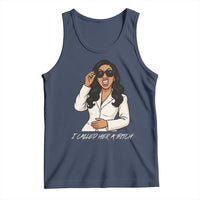 Funny Attitude Sarcasm Tank Top I Called Her A Bitch - Wonder Print Shop