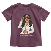 Funny Attitude Sarcasm Toddler T Shirt I Called Her A Bitch - Wonder Print Shop