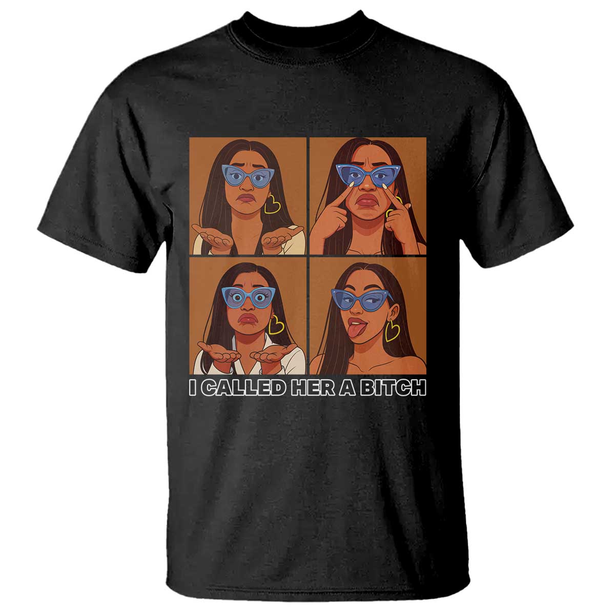 I Called Her A Bitch T Shirt Funny Court Sarcasm - Wonder Print Shop
