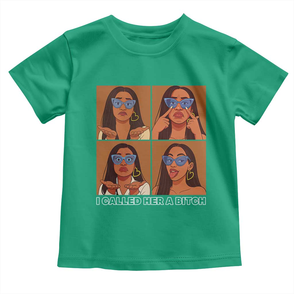 I Called Her A Bitch Toddler T Shirt Funny Court Sarcasm - Wonder Print Shop