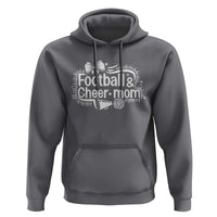Football And Cheer Mom Quote Hoodie Sport Cheerleading Season Gift - Wonder Print Shop
