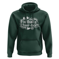 Football And Cheer Mom Quote Hoodie Sport Cheerleading Season Gift - Wonder Print Shop