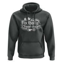 Football And Cheer Mom Quote Hoodie Sport Cheerleading Season Gift - Wonder Print Shop