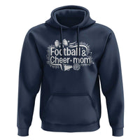 Football And Cheer Mom Quote Hoodie Sport Cheerleading Season Gift - Wonder Print Shop