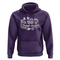 Football And Cheer Mom Quote Hoodie Sport Cheerleading Season Gift - Wonder Print Shop