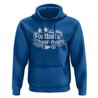 Football And Cheer Mom Quote Hoodie Sport Cheerleading Season Gift - Wonder Print Shop