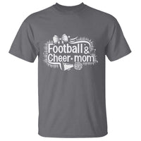 Football And Cheer Mom Quote T Shirt Sport Cheerleading Season Gift - Wonder Print Shop