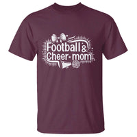 Football And Cheer Mom Quote T Shirt Sport Cheerleading Season Gift - Wonder Print Shop