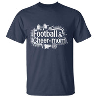Football And Cheer Mom Quote T Shirt Sport Cheerleading Season Gift - Wonder Print Shop