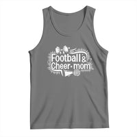 Football And Cheer Mom Quote Tank Top Sport Cheerleading Season Gift - Wonder Print Shop
