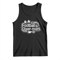 Football And Cheer Mom Quote Tank Top Sport Cheerleading Season Gift - Wonder Print Shop