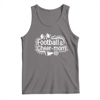 Football And Cheer Mom Quote Tank Top Sport Cheerleading Season Gift - Wonder Print Shop
