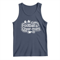 Football And Cheer Mom Quote Tank Top Sport Cheerleading Season Gift - Wonder Print Shop