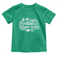 Football And Cheer Mom Quote Toddler T Shirt Sport Cheerleading Season Gift - Wonder Print Shop
