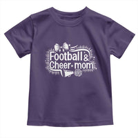 Football And Cheer Mom Quote Toddler T Shirt Sport Cheerleading Season Gift - Wonder Print Shop