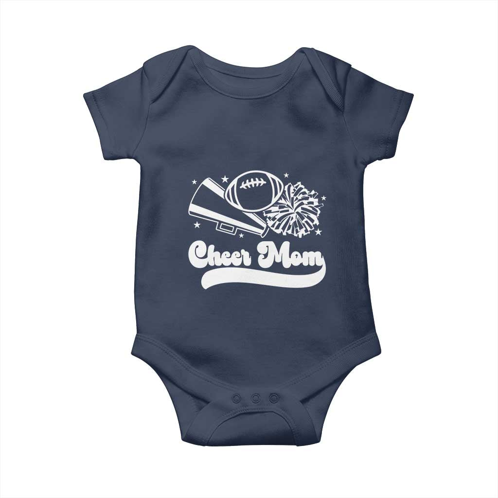 Cheer Mom Football Game Day Baby Onesie Cheerleader Team Spirit Gift - Wonder Print Shop