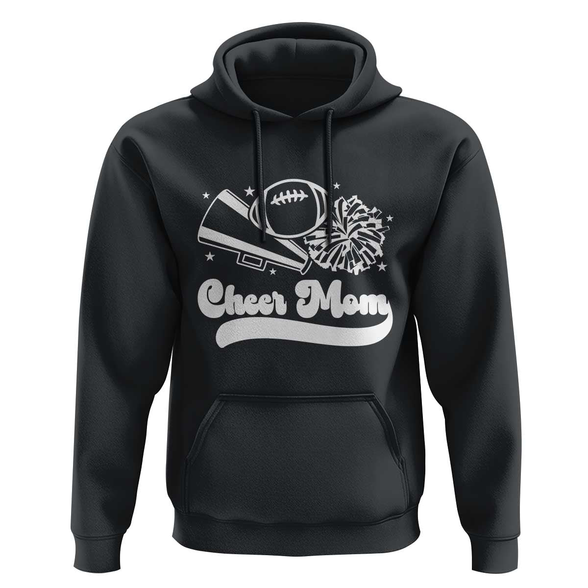 Cheer Mom Football Game Day Hoodie Cheerleader Team Spirit Gift - Wonder Print Shop