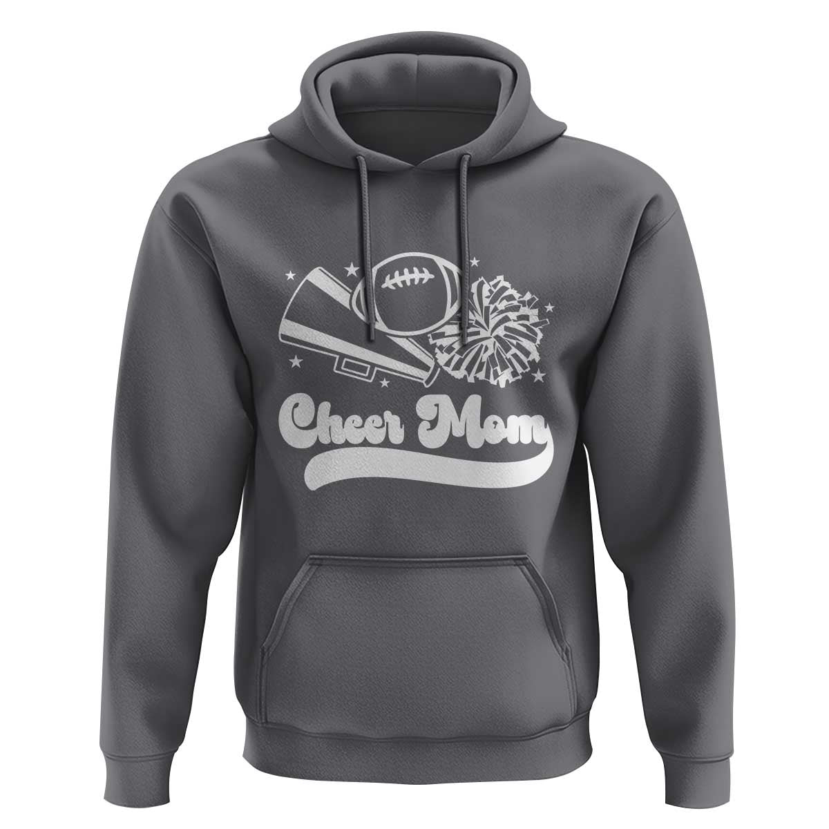 Cheer Mom Football Game Day Hoodie Cheerleader Team Spirit Gift - Wonder Print Shop