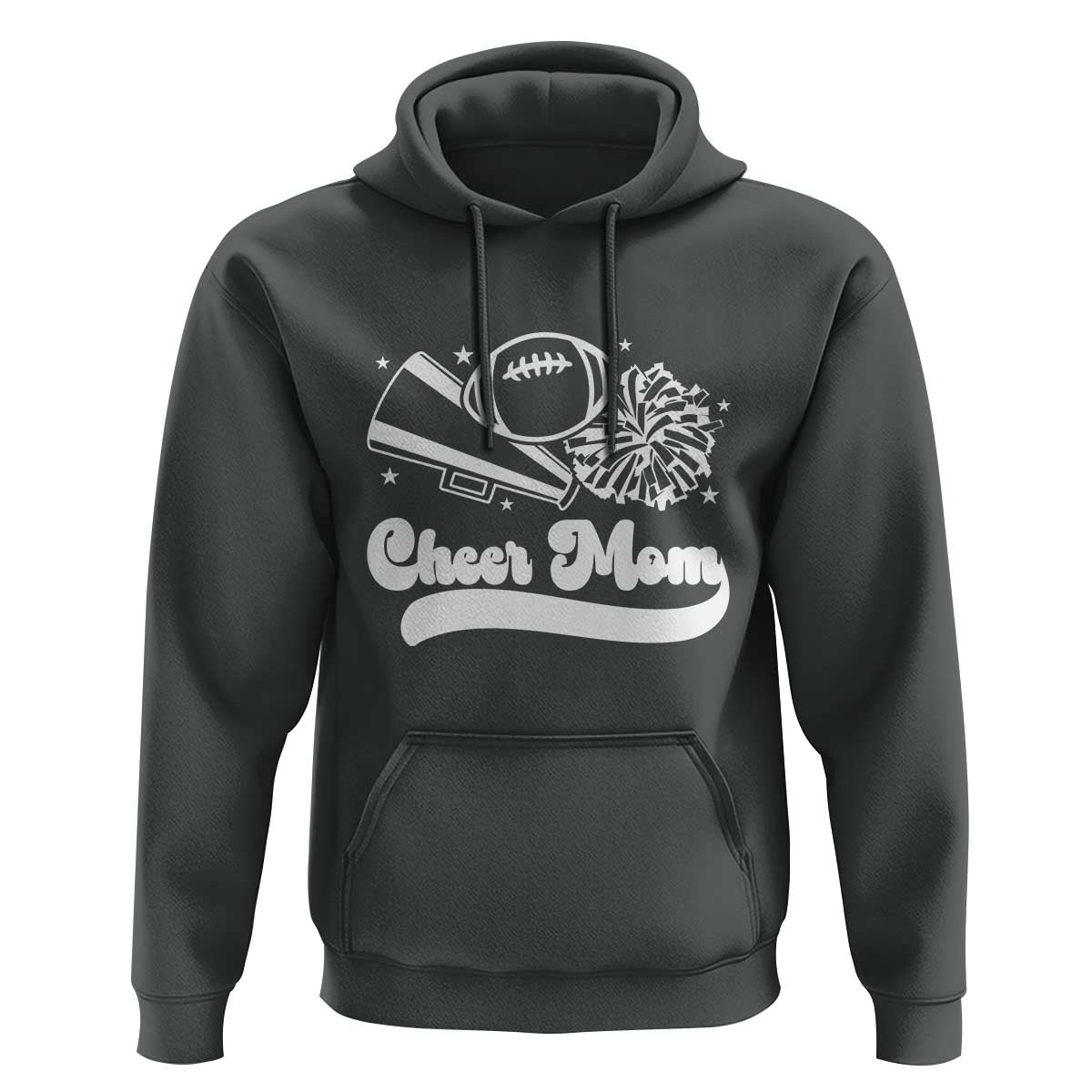 Cheer Mom Football Game Day Hoodie Cheerleader Team Spirit Gift - Wonder Print Shop