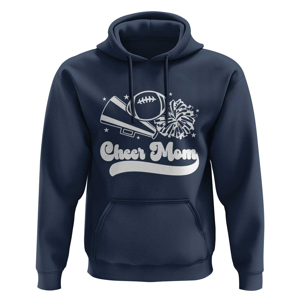 Cheer Mom Football Game Day Hoodie Cheerleader Team Spirit Gift - Wonder Print Shop