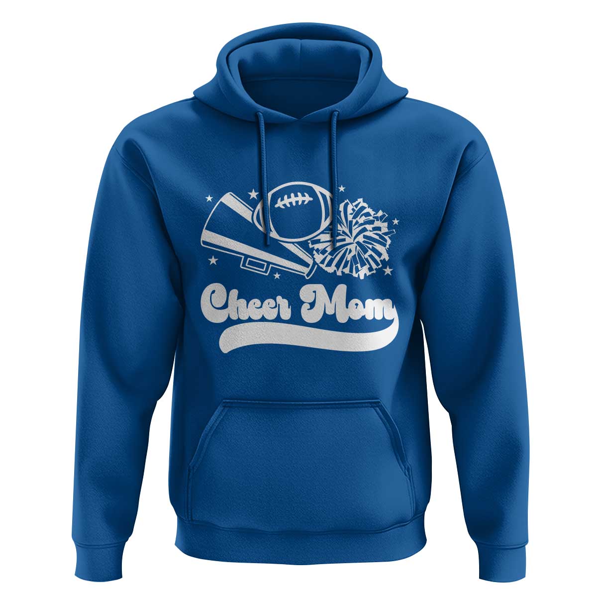 Cheer Mom Football Game Day Hoodie Cheerleader Team Spirit Gift - Wonder Print Shop