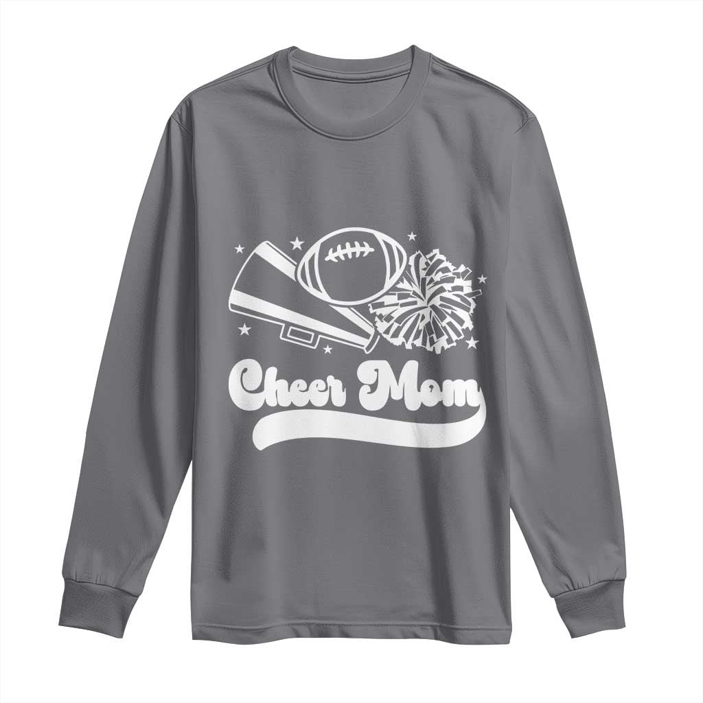 Cheer Mom Football Game Day Long Sleeve Shirt Cheerleader Team Spirit Gift - Wonder Print Shop