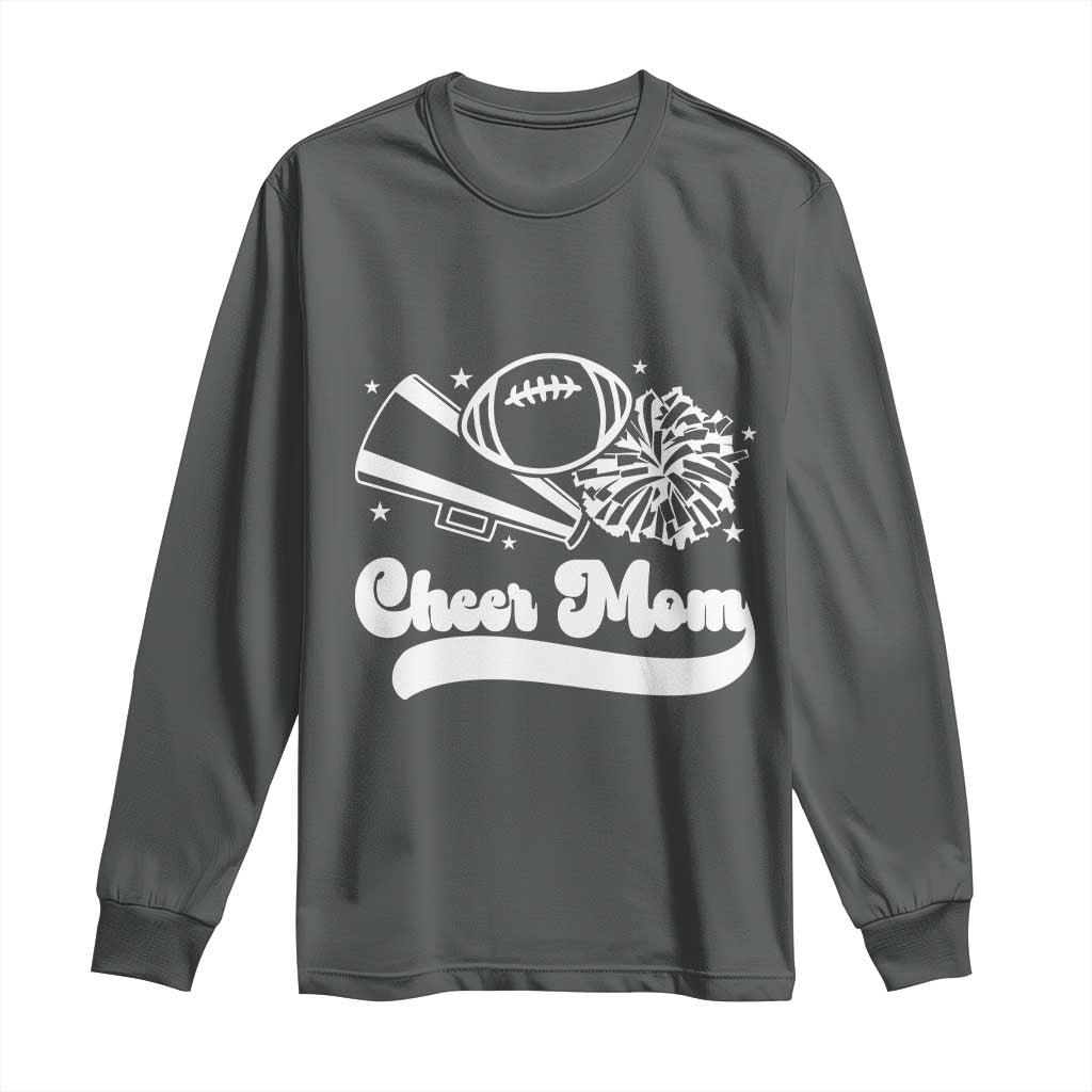 Cheer Mom Football Game Day Long Sleeve Shirt Cheerleader Team Spirit Gift - Wonder Print Shop