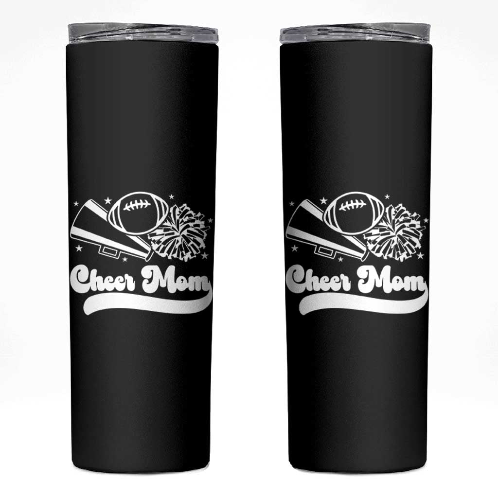 Cheer Mom Football Game Day Skinny Tumbler Cheerleader Team Spirit Gift - Wonder Print Shop