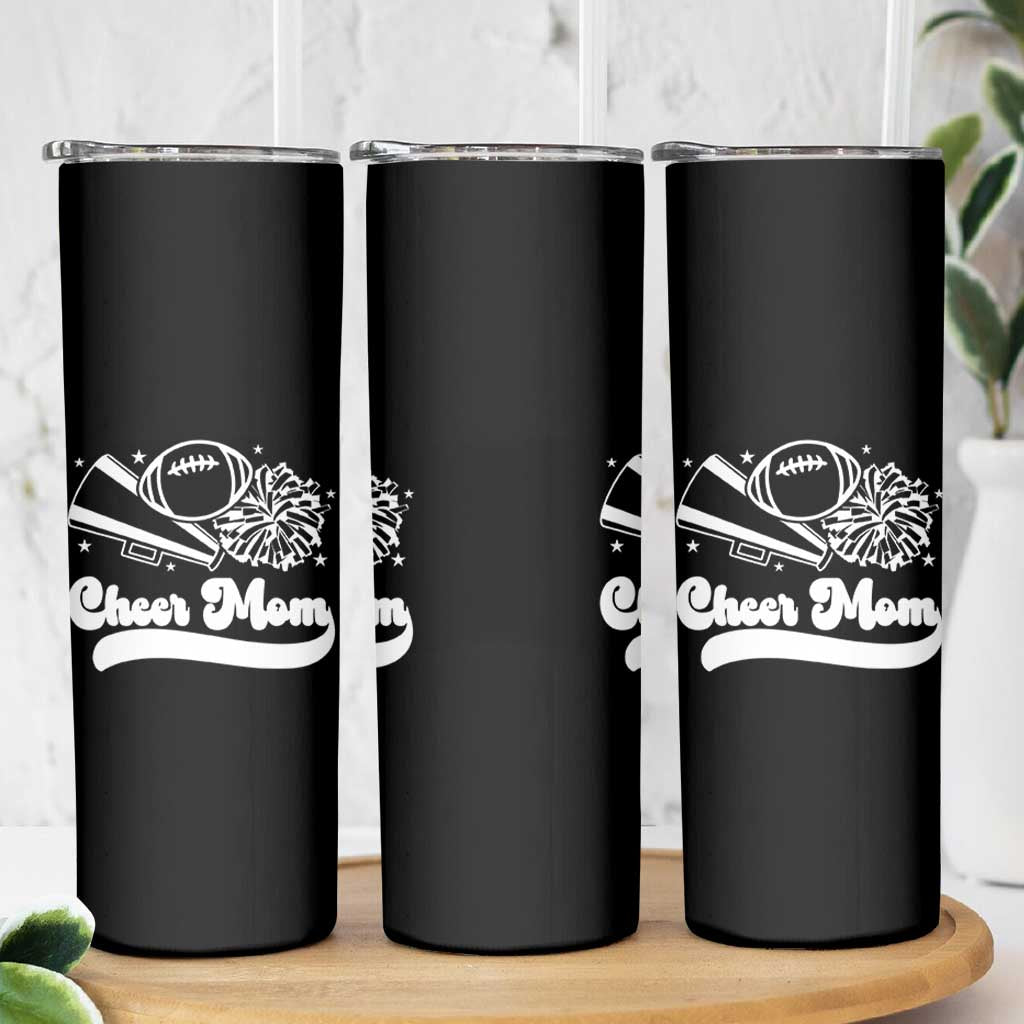 Cheer Mom Football Game Day Skinny Tumbler Cheerleader Team Spirit Gift - Wonder Print Shop