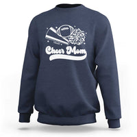 Cheer Mom Football Game Day Sweatshirt Cheerleader Team Spirit Gift - Wonder Print Shop