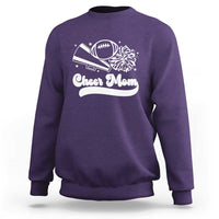 Cheer Mom Football Game Day Sweatshirt Cheerleader Team Spirit Gift - Wonder Print Shop