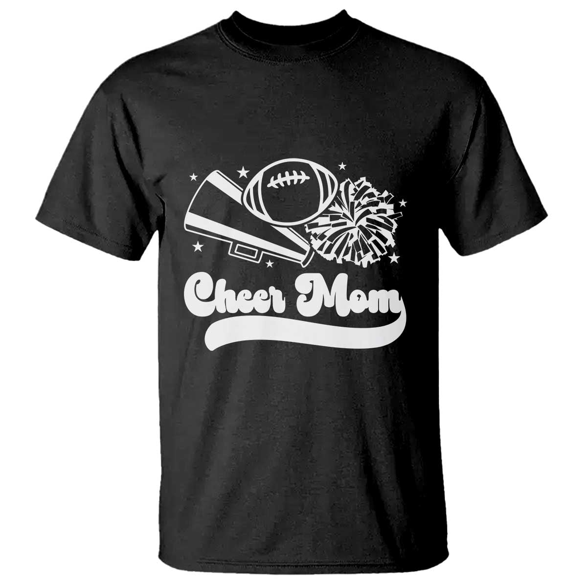 Cheer Mom Football Game Day T Shirt Cheerleader Team Spirit Gift - Wonder Print Shop