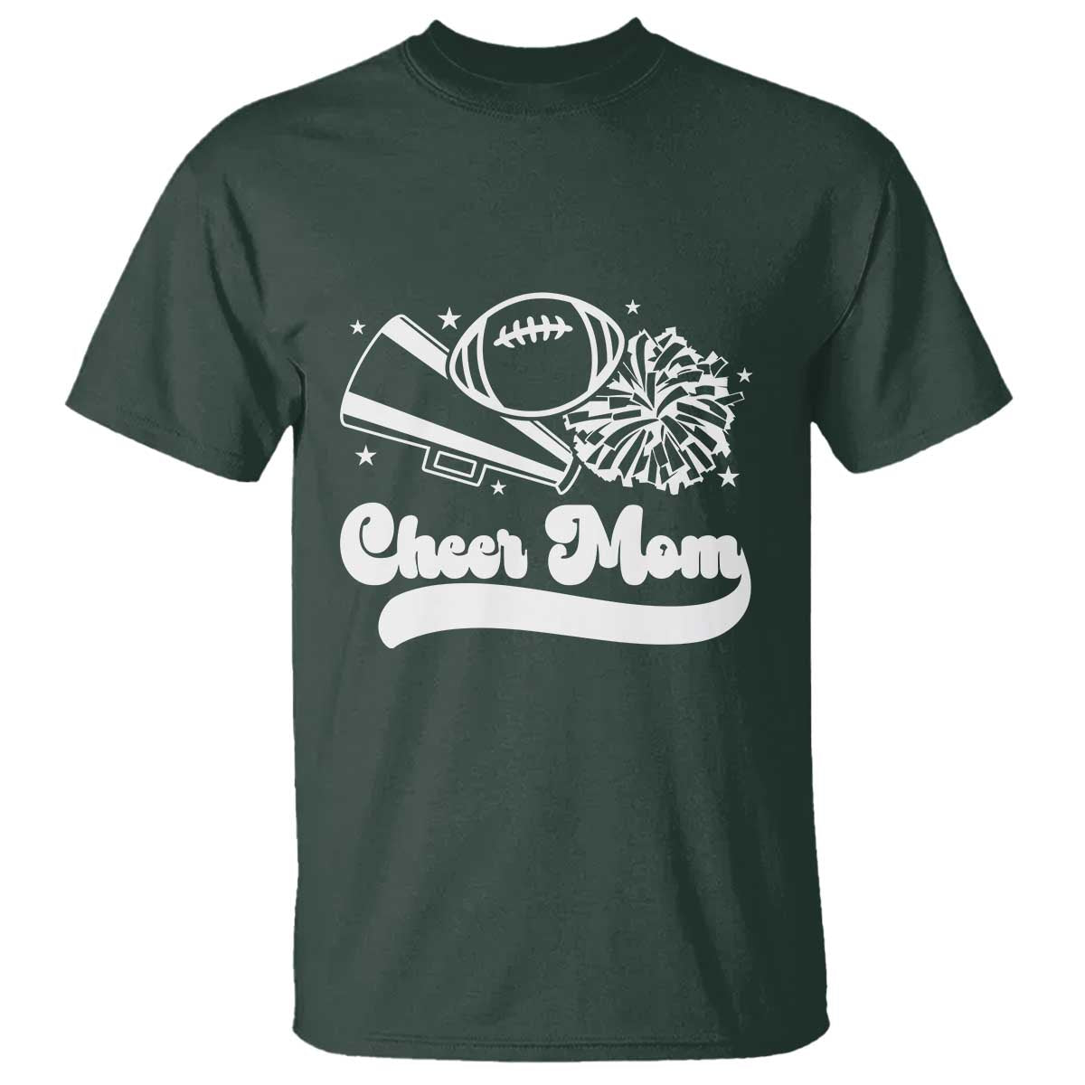Cheer Mom Football Game Day T Shirt Cheerleader Team Spirit Gift - Wonder Print Shop